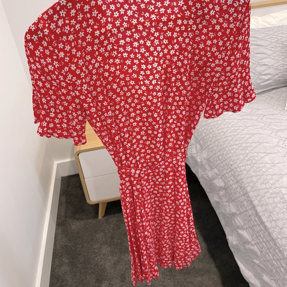 Red Floral Sportsgirl Dress ❤️ - Picture 10 of 14